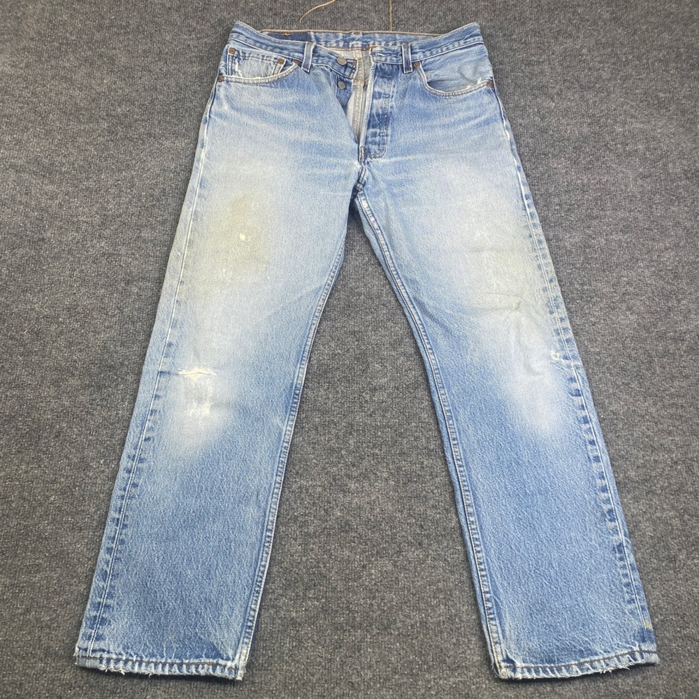 Vintage Levi's 501’s 90’s Light Blue Men's Jeans